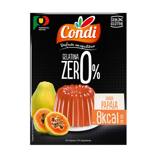 Gelatina en polvo Zero% Papaya Condi emb. 28 gramos