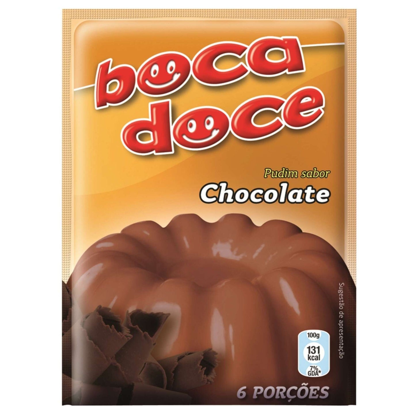 Pudim de chocolate Boca Doce emb. 22 gramas