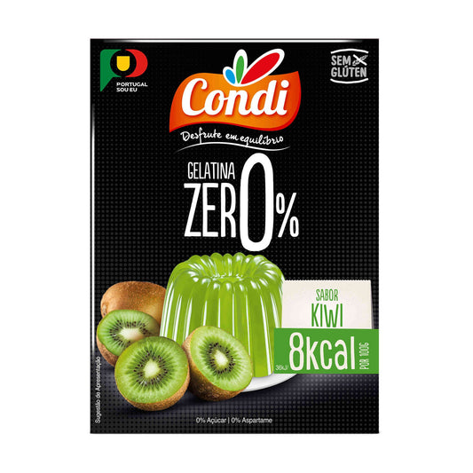 Condición de gelatina en polvo Zero% Kiwi emb. 28 gramos