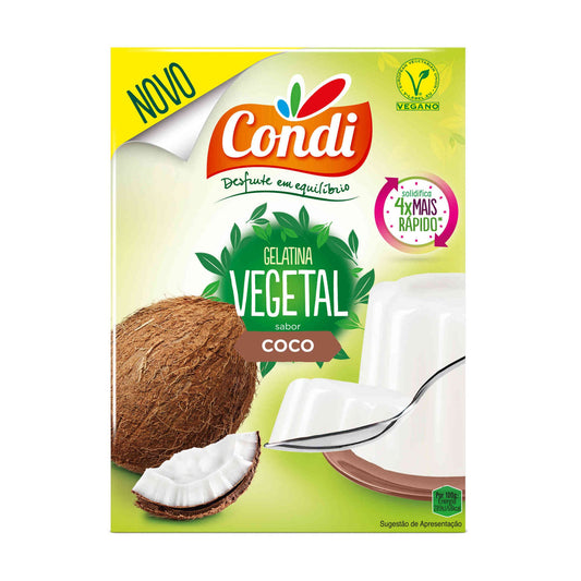 Gelatina Vegetal de Coco em Pó Condição emb. 180 gramas