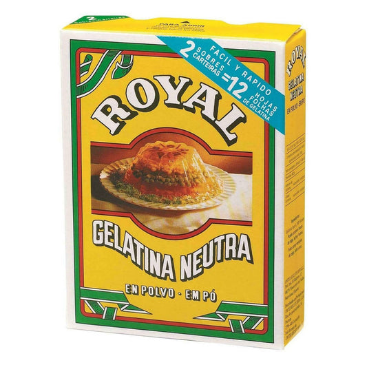 Gelatina Neutra en Polvo Royal emb. 20 gramos