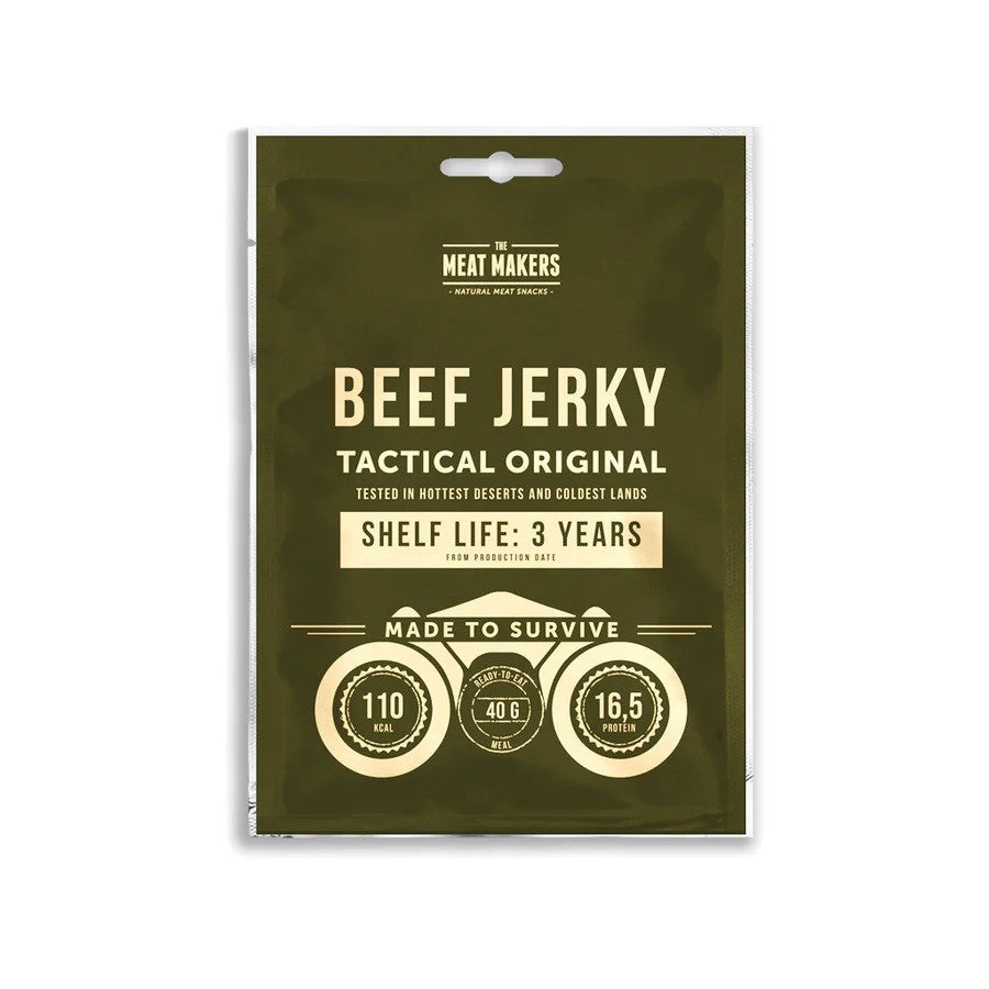 Meat Makers Beef Jerky Tático Original 40g