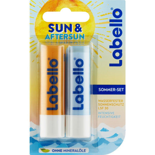 Labello Sun and Aftersun with SPF