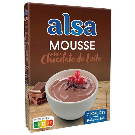Mousse de Chocolate con Leche Alsa emb. 132 gramos