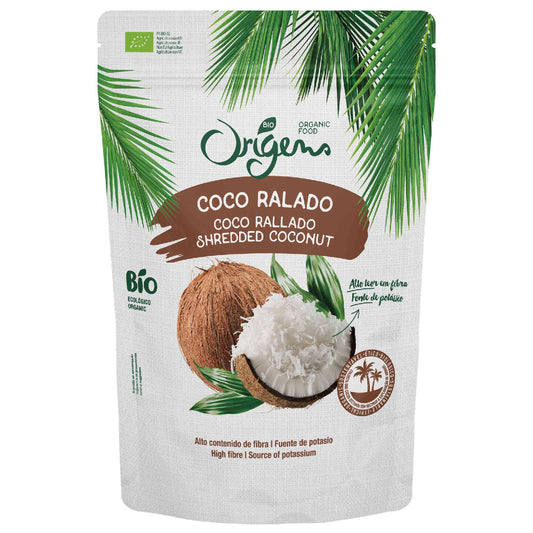 Coco ralado sem glúten Bio Origins emb. 200 gramas