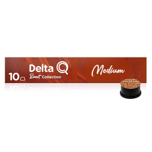 Cápsulas da Coleção Café Roast Medium Int 8 Delta Q emb. 10 um