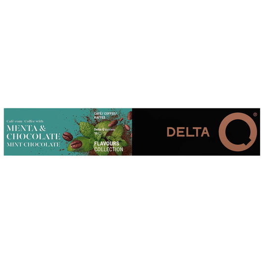 Cápsulas de Café con Menta y Chocolate Delta Q emb. 10 unidades