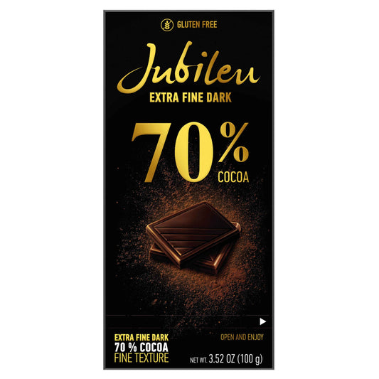 Extra Dark Chocolate Bar 70% Cocoa Jubilee 100g