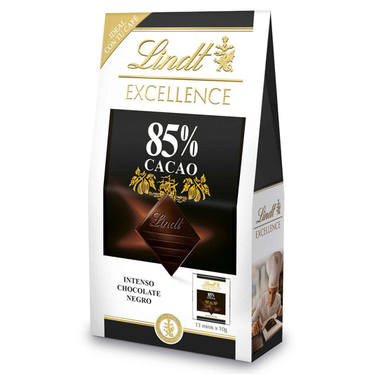 Chocolate Negro 85% Cacau Tablet Mini Lindt Excellence 130g