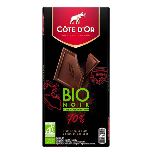 Tableta de Chocolate Negro 70% Cacao Côte D'Or 90 gr