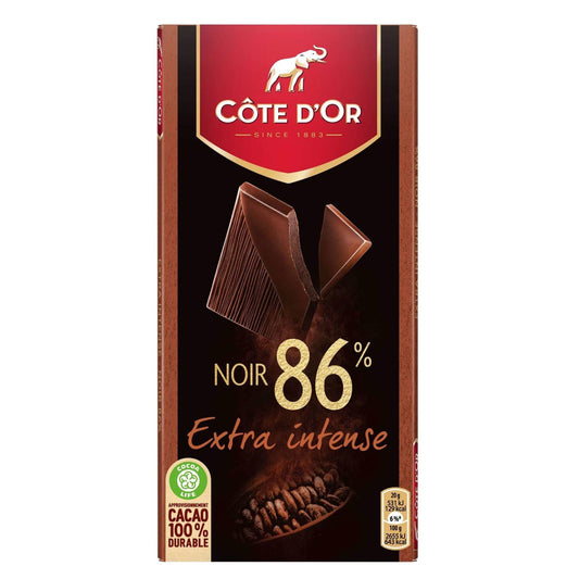 Dark Chocolate Tablet 86% Cocoa Côte D'Or 100g