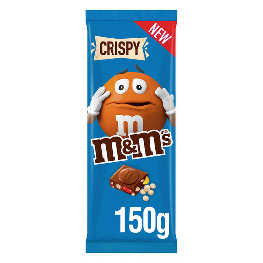 Tableta de Chocolate con Leche y Arroz Inflado M&amp;M's 150 gramos