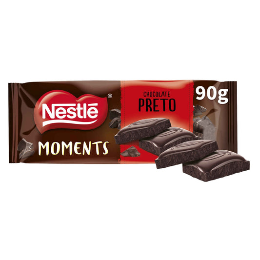 Moments Barra de Chocolate Amargo Nestlé 90 gr
