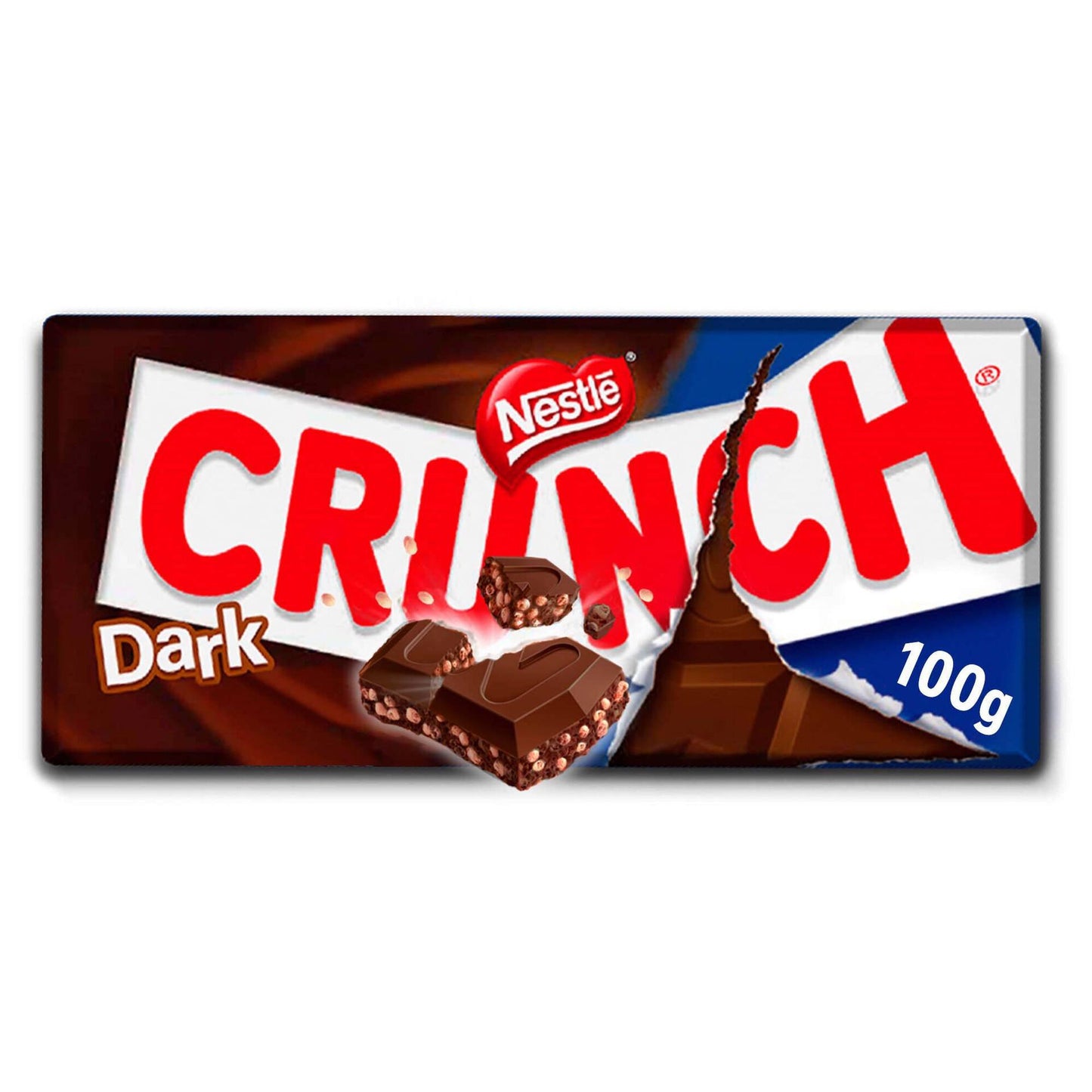 Tablete Crunch de Chocolate Amargo 100 gramas