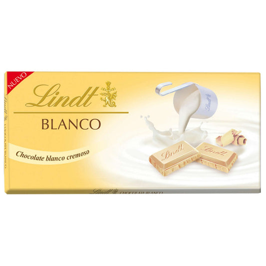 Tableta de Chocolate Blanco Lindt 100 gramos
