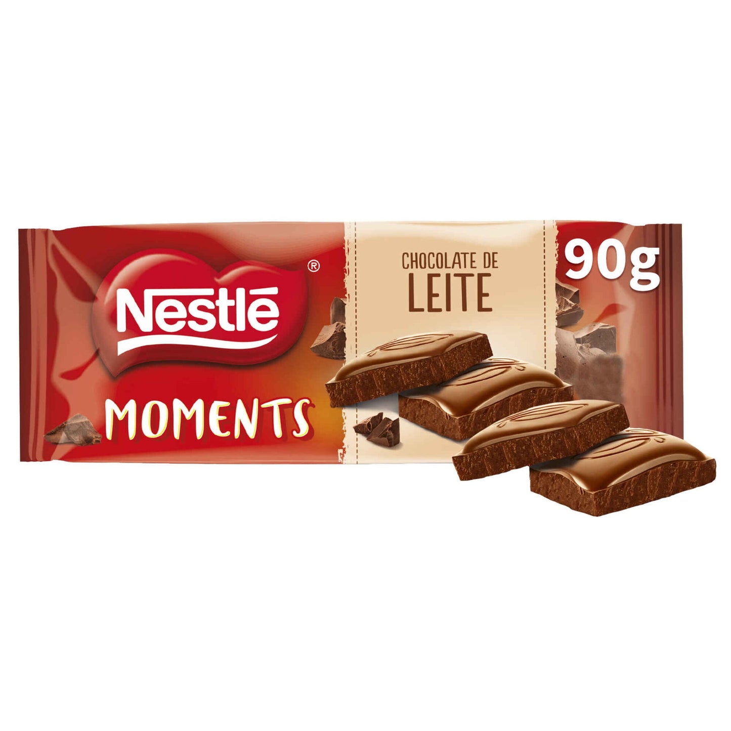 Momentos Chocolate ao Leite Tablet Nestlé 90 gramas