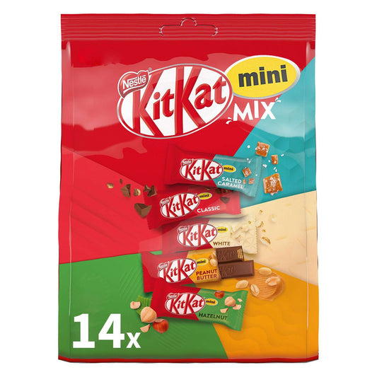 Kit Kat Mini Lanche de Chocolate Kit Kat emb. 197,4 gr (14 unidades)