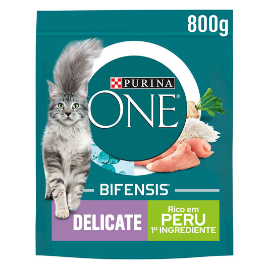 Alimento para Gatos Adultos Pavo Sensible Purina One 800 gr
