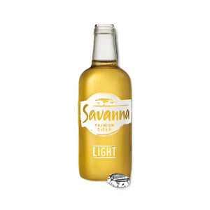 Garrafa de cidra Savanna Light Premium 330ml