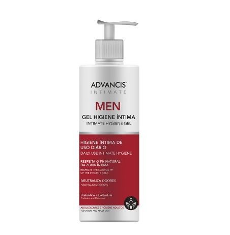 Advancis intimate men hygiene gel 250ml male intimate cleanser gentle daily care