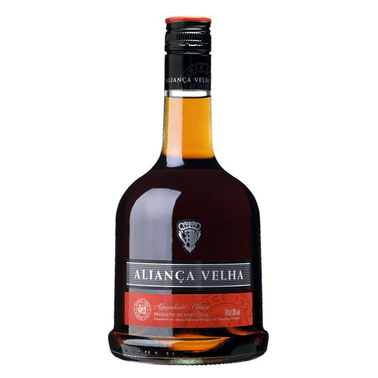 Aliança Velha Brandy 700ml 38% ABV Portuguese aged wine brandy matured in Portuguese and American oak with dried fruit notes