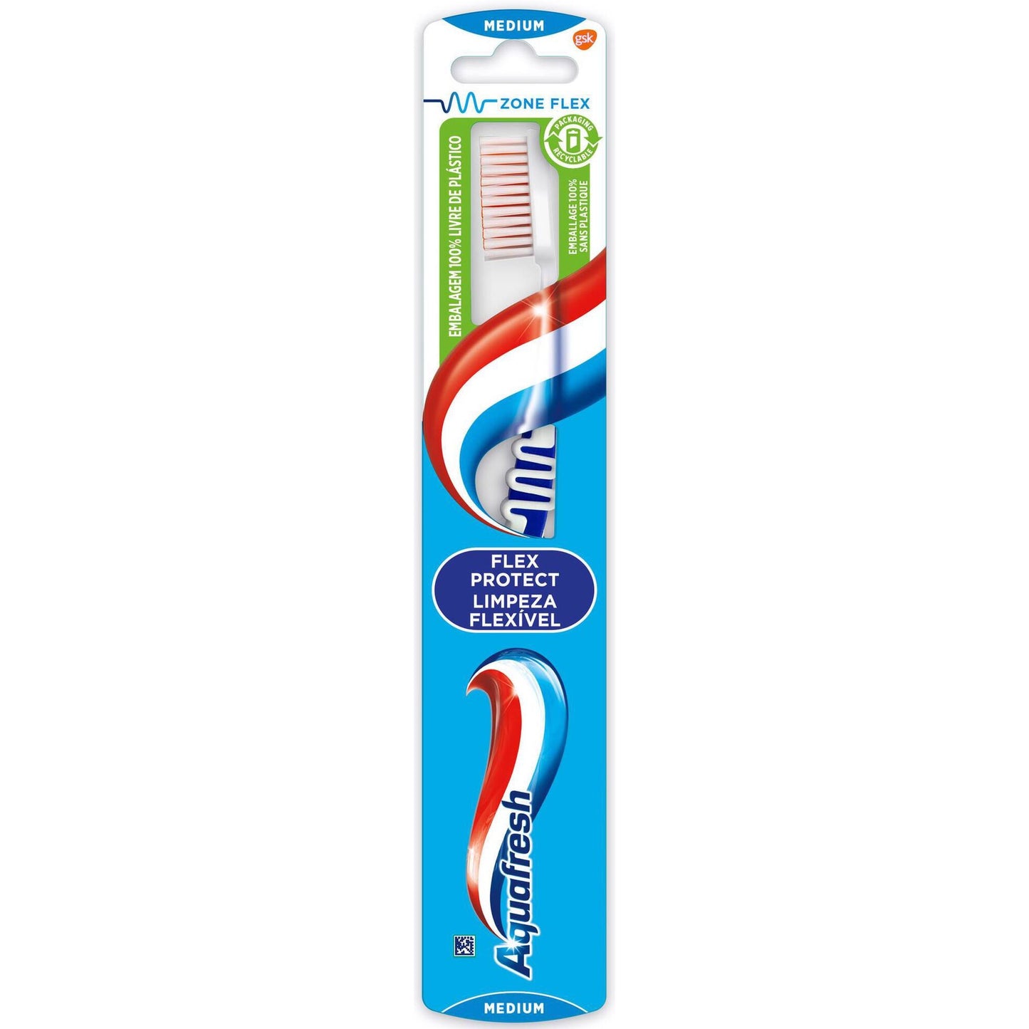 Aquafresh medium interdental toothbrush manual toothbrush oral care gum care teeth cleaning daily hygiene