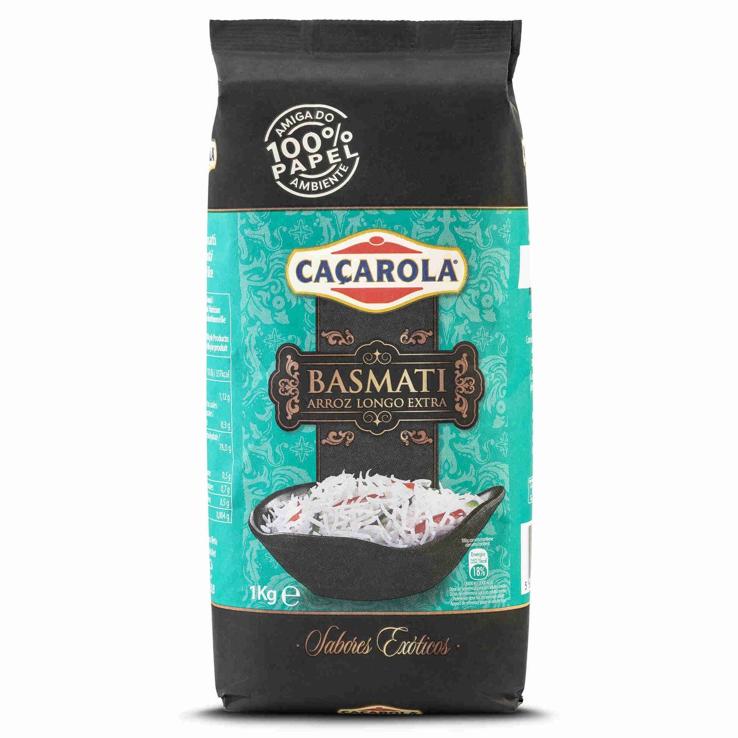 Cacarola Extra Long Length Basmati Rice 1kg premium aromatic long grain basmati rice world foods pantry essentials rice and grains