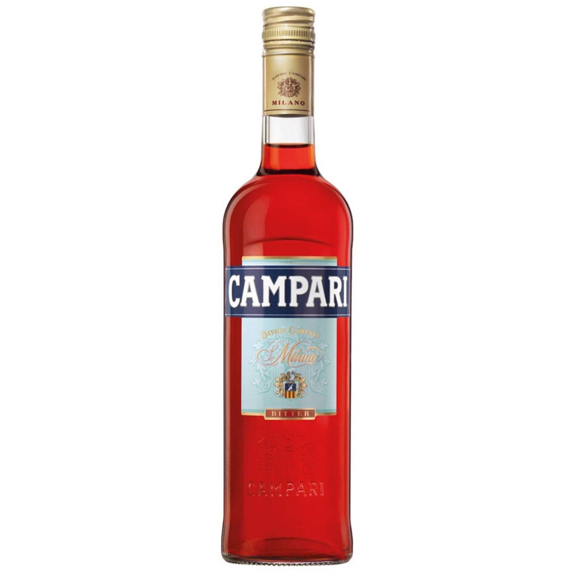 Campari Bitter Aperitif 700ml 25% ABV Italian red herbal and citrus aperitif bottle