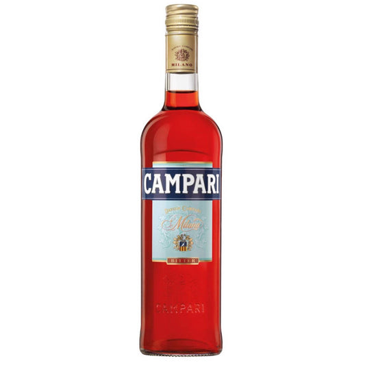Campari Bitter Aperitif 700ml 25% ABV Italian red herbal and citrus aperitif bottle