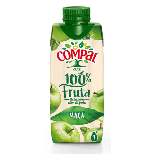 Compal 100 Percent Apple Juice 300ml pure fruit juice beverage