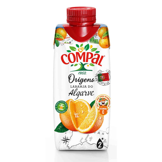 Compal Origens Algarve Orange Nectar Juice 300ml citrus fruit drink beverage