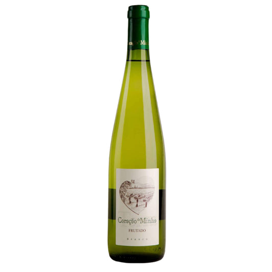 Coracao do Minho frutado white wine 750ml 9.5% ABV Portuguese vinho verde light sparkling fresh citrus wine Sparkling Wine Beer Spirits and Wine