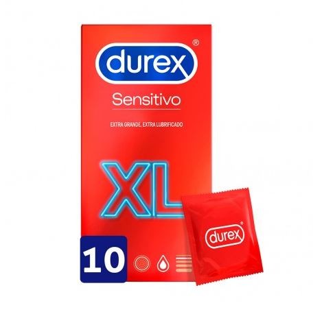 Durex Sensitive XL condoms 10 pack ultra thin large fit latex condoms intimate protection