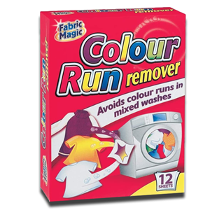 Fabric Magic Colour Run Remover 12 Sheets laundry treatment colour protection fabric care cleaning product