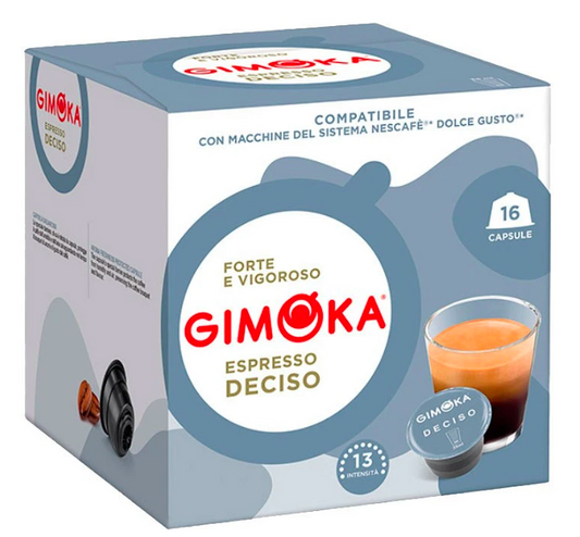 Gimoka Espresso Deciso Dolce Gusto capsules strong espresso coffee pods compatible coffee capsules and pods South African Products