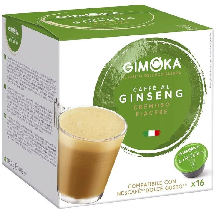 Gimoka Ginseng Dolce Gusto capsules ginseng coffee pods sweet creamy coffee capsules compatible coffee capsules and pods
