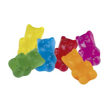 Gummy mini bears by weight shiny fruity gummy sweets pick and mix