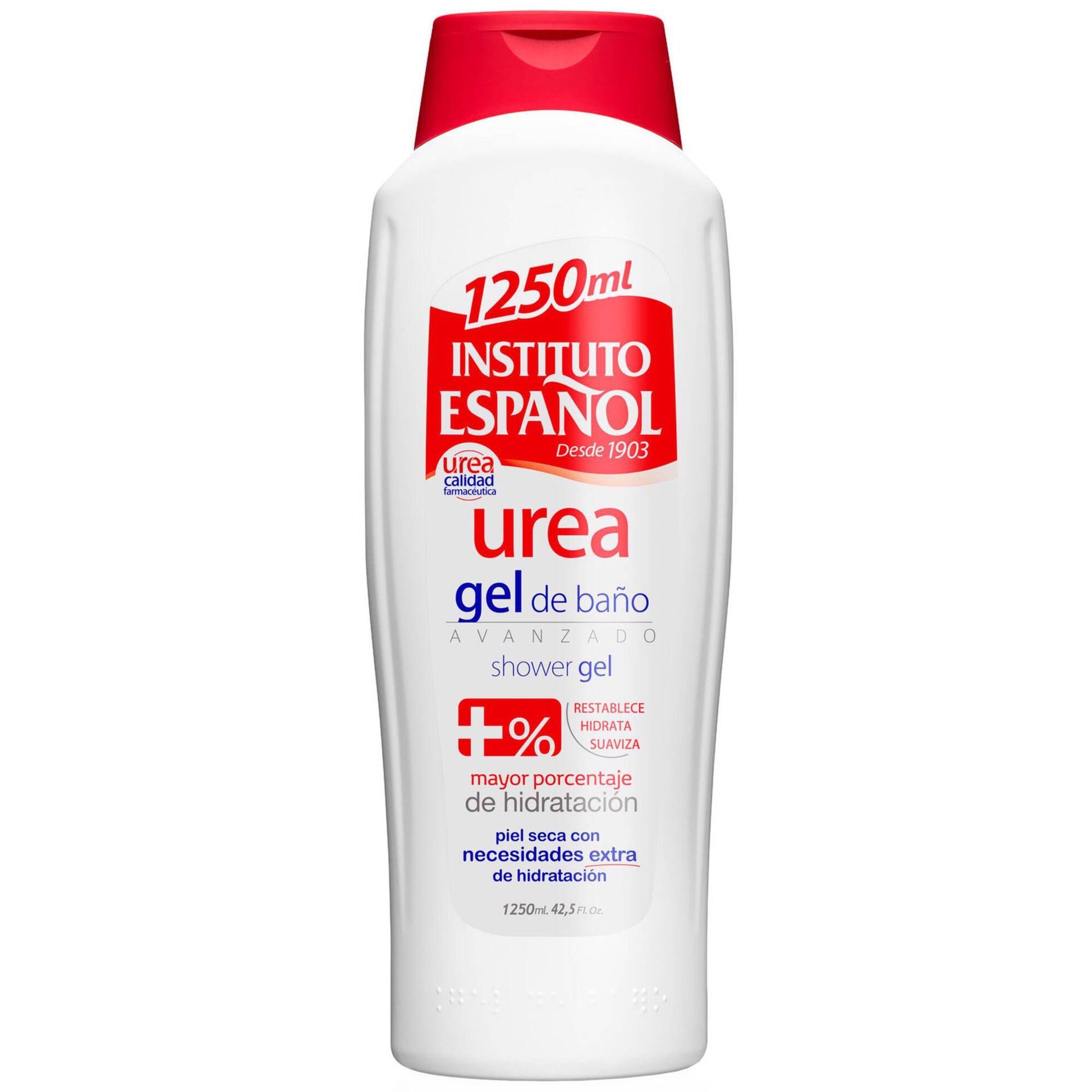 Instituto Espanol urea shower gel 1.25 litre moisturising body wash bath shower hygiene skin care