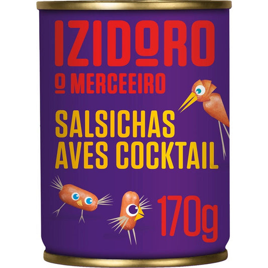 Izidoro cocktail sausages in brine 170g canned sausage portuguese tinned meat pantry food