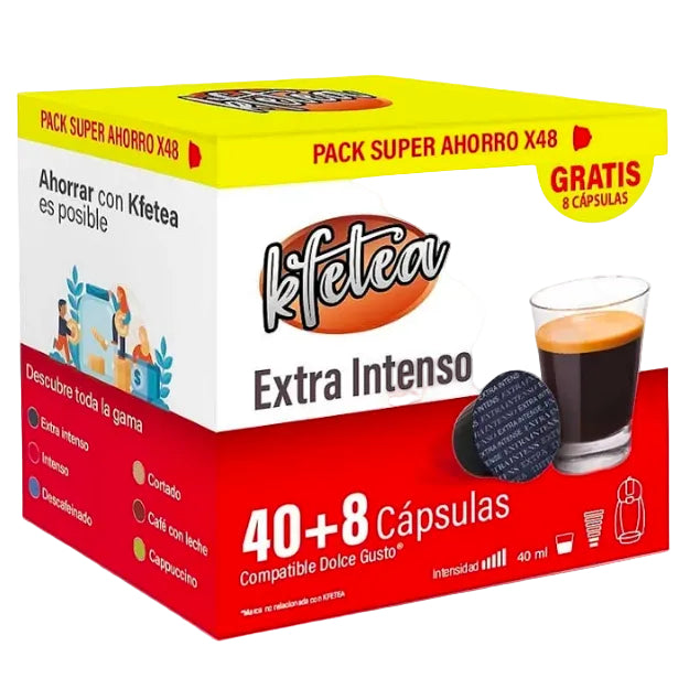 Kfetea Extra Intenso Dolce Gusto capsules extra strong espresso coffee pods compatible coffee capsules and pods