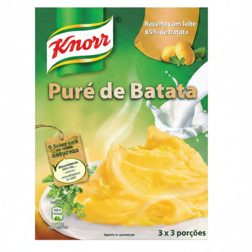 Knorr mashed potato 3 pack 75g creamy instant mash potato flakes quick potato meals mashed potatoes rice pasta and flour global staples