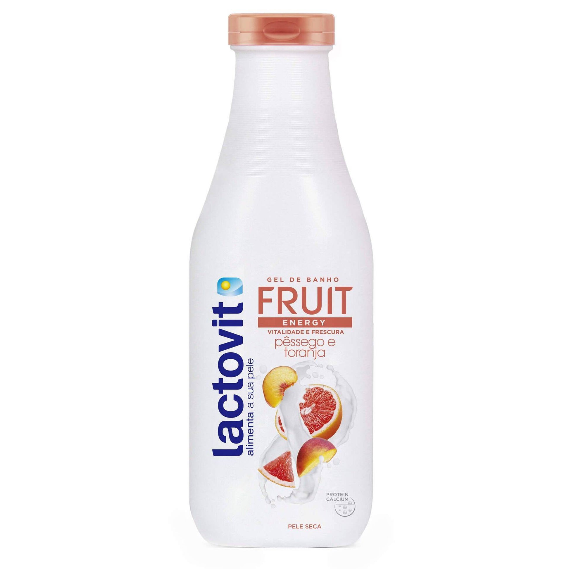 Lactovit fruit energy peach and grapefruit shower gel 650ml fruity body wash refreshing bath shower moisturizing skin care personal hygiene