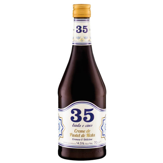 Licor 35 Cream Pastel de Nata Liqueur 700ml 17 percent AVB premium portuguese cream custard dessert liqueur bottle