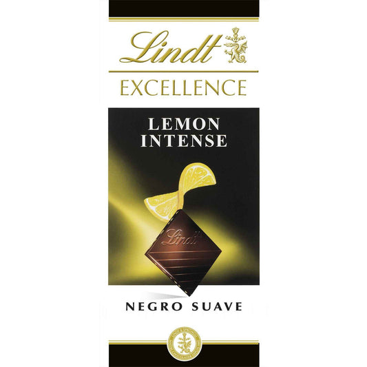 Lindt Excellence dark chocolate with lemon tablet 100g slab Chocolate Tablets and Slabs