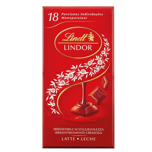 Lindt Lindor Milk Chocolate Tablet 100g smooth Swiss milk chocolate bar festive gift collection