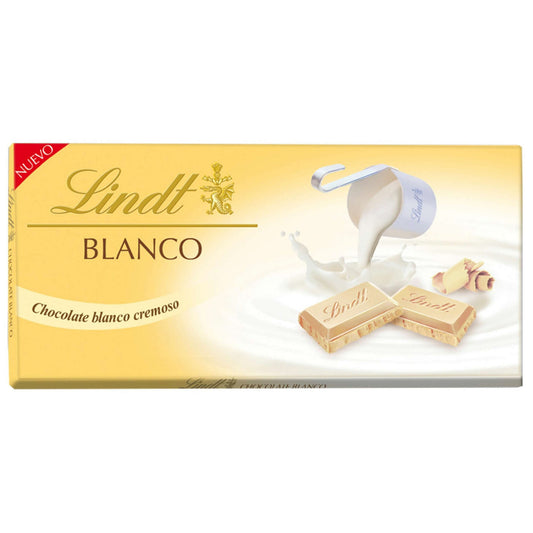 Lindt white chocolate tablet 100g smooth creamy Swiss chocolate Chocolate Tablets and Slabs