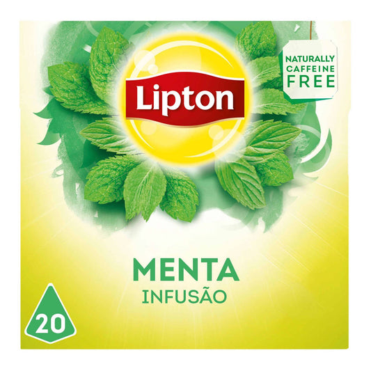 Lipton mint herbal infusion tea bags 20 pack premium mint tea