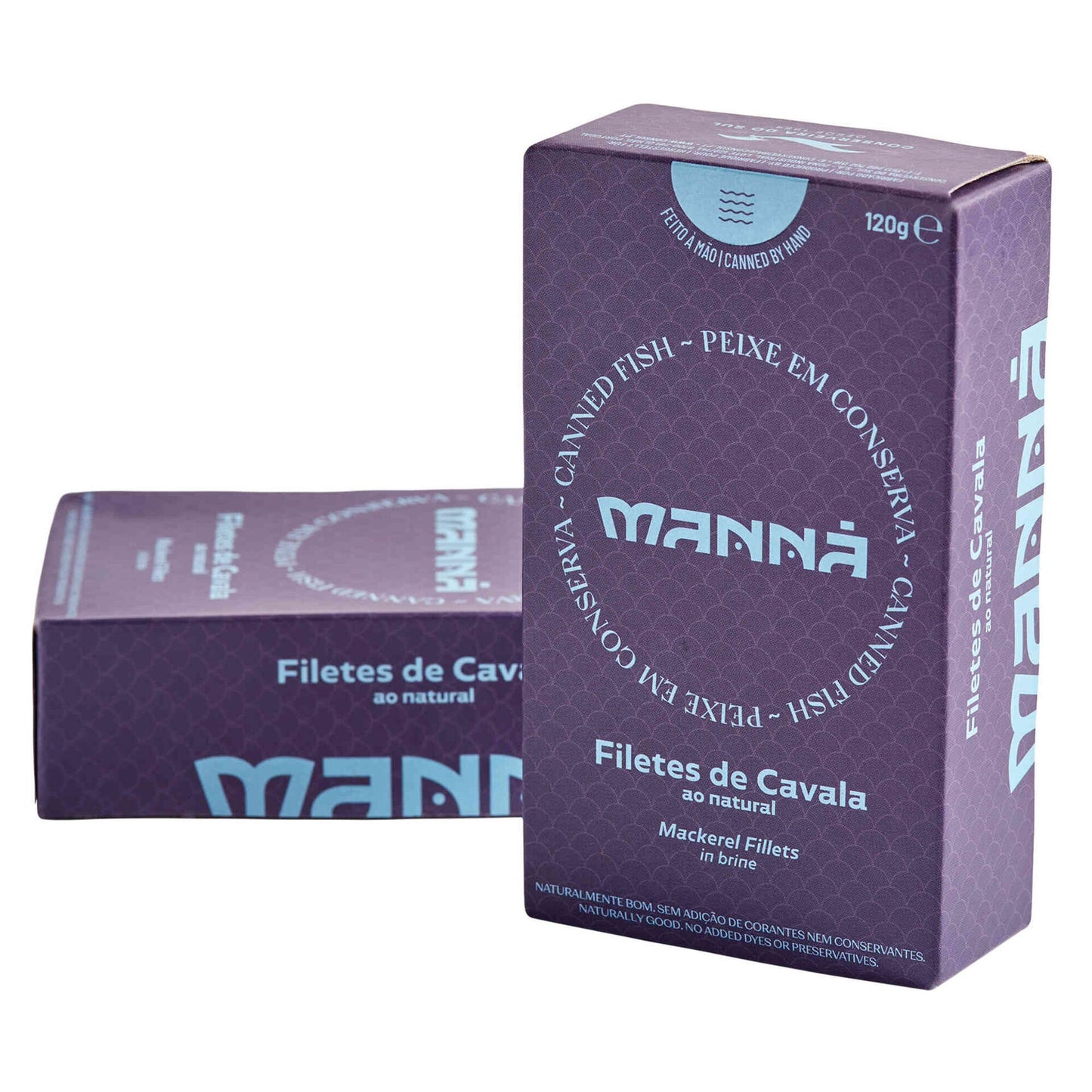 Manná mackerel fillets in natural juices 120g premium canned mackerel seafood pantry fish fillets
