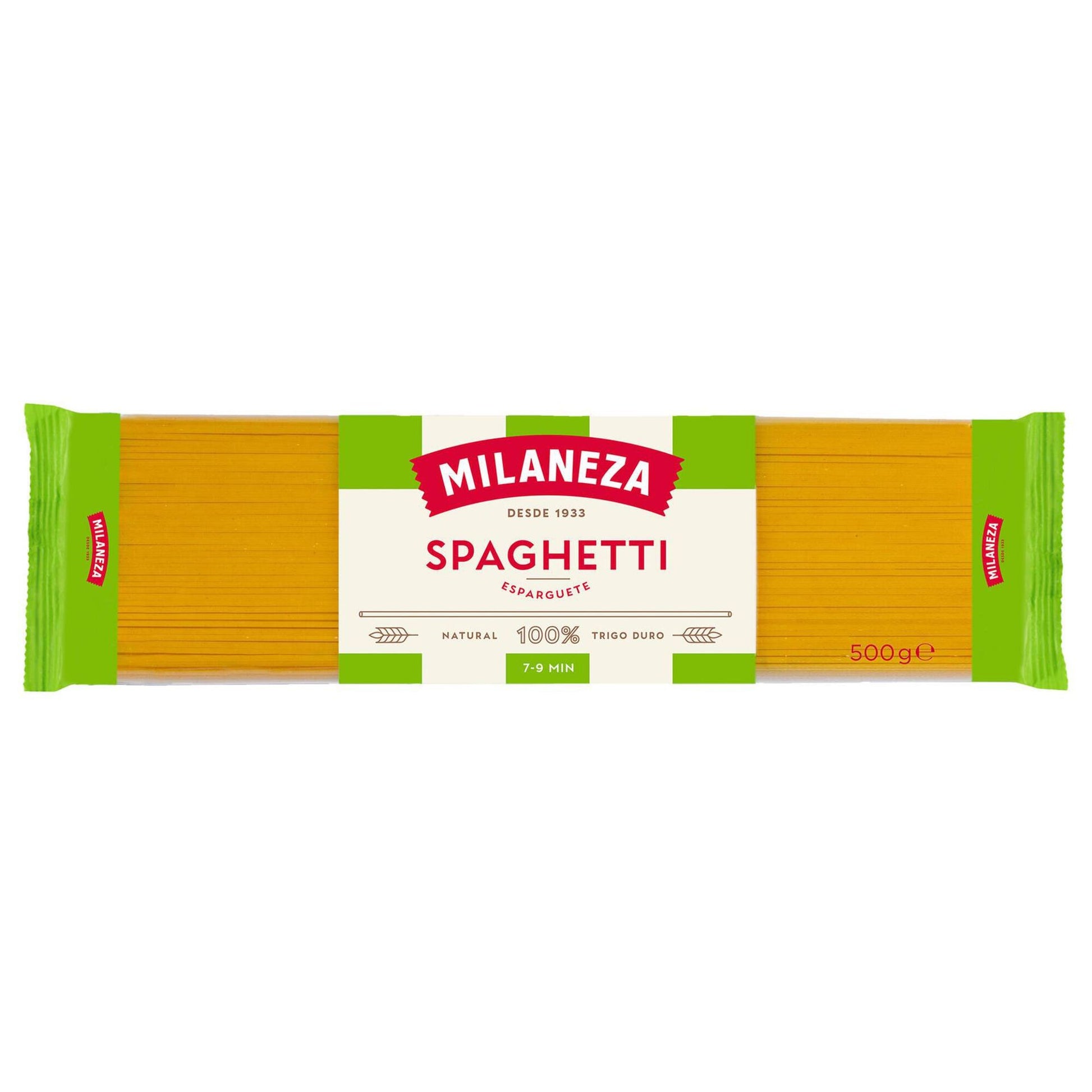 Milaneza spaghetti quadri pasta 500g square cut durum wheat spaghetti Portuguese pantry pasta family meals