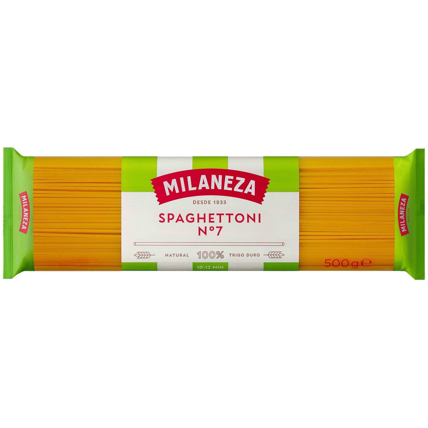 Milaneza spaghettoni number 7 pasta 500g Portuguese thick durum wheat spaghetti pantry pasta family meals